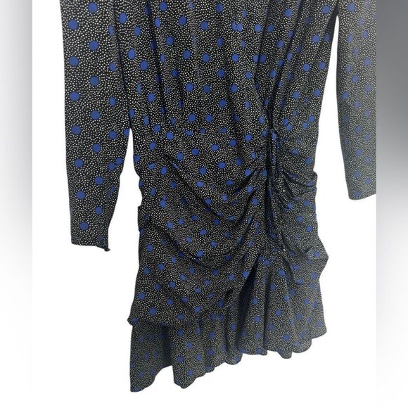 Veronica Beard $585 Lou Lou Silk Polka Dot Mini Dress - Picture 8 of 11